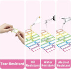 STARLIBOO Colored Labels, Removable Labels Stickers, Self-Adhesive Rectangular - Image 4