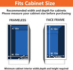 ROOMTEC Individual Pull Out Cabinet Organizer, 2 Tier Spice Rack Organizer - Image 4