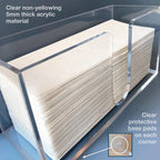 Acrylic Paper Towel Holder Paper Towel Dispenser Countertop-Bathroom, Kitchen - Image 2