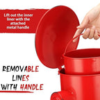 Hoolerry Fire Hydrant Trash Can Retro Creative Garbage Can - Image 3