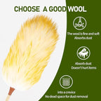 Natural Lambswool Duster 20 Inch Handheld - Image 3