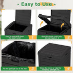 NUNU LAB 31 Gal Outdoor Trash Can - Image 4
