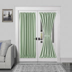DWCN French Door Curtains – Rod Pocket Thermal Blackout Curtain by DWCN