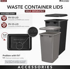 Rev-A-Shelf Double Pullout Trash Cans - Image 8