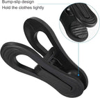 Tinfol 50pc Plastic Coat Hanger Clips - Image 2