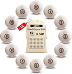 Sheep Wool Dryer Balls 12 Pack XXL Premium Natural Fabric Softener, Reusable by ACTTE