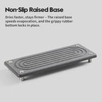 Water Absorbing Stone Sink Caddy Kitchen Sink Organizer Tray, Diatomite - Image 6