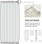 DWCN French Door Curtains – Rod Pocket Thermal Curtain - Image 3