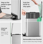 Cesun Small Bathroom Trash Can - Image 5
