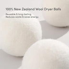 Dirty Labs | 100% New Zealand Wool Dryer Balls | 3 Balls | Shorten Drying Time - Image 2