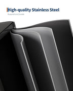 GarveeHome 2 x 8 gal Stainless Steel Double Trash Can - Image 3