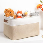 DULLEMELO Collapsible Rectangle Fabric Storage Basket - Image 7
