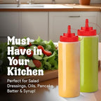 Norcalway 12 oz Condiment Squeeze Bottles - Image 8