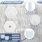 Disposable Toilet Bowl Wand Refills, Toilet Cleaner Refill Pads Compatible - Image 2