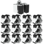 3-H Broom Hanger, Mop Holder Wall Mount 12 Pack, Broom Holder Wall Mount by 3-H