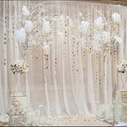 Chyhomenyc Ivory Sheer Scarf Valances - Image 3