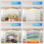 Laundry Hamper with Wheels, 20 Gal Laundry Basket with lid Rolling Clothes - Image 9