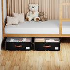 Underbed Storage With Wheels, Large Capacity 10 inches Height Storage Bins - Image 6