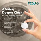 FEBU Washing Machine Cleaner Tablets Made in USA | Washer Machine Cleaner - Image 2