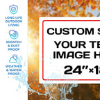 Personalized signs, Aluminum Weatherproof Metal Sign, Optional reflective - Image 3
