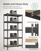 SONGMICS 5-Tier Storage Shelves, Load 2310 lb, Boltless Assembly, Adjustable - Image 4