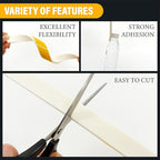 Weather Stripping Foam Tape, 17 Ft Door Seal Strip, EVA Material, High Density - Image 4