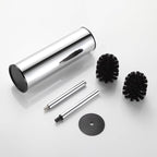 BGL Chrome Toilet Brush and Holder, Stainless Steel Toilet Brushes - Image 5