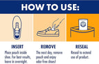 Arm & Hammer In-Shoe Odor Destroying Pouches, Shoe Deodorizer Insert - Image 10