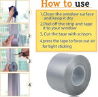 Window Insulation for Winter Weather Sealing Tape 2 Inch x 50 Yards Weather - Image 4
