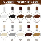 Wood Filler Sticks with 1P Box, 1P Knife, 1P Scraper and 1P Rag, Pletpet 10 - Image 3