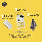 Remooble Dry Erase Whiteboard Cleaner Spray & Microfiber Cleaning Cloth - Image 6