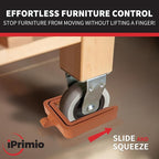 iPrimio No Lift Wheel Stoppers for Rolling Furniture - Image 2
