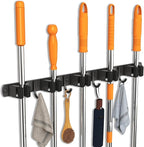 2 Pack Mop and Broom Holder Wall Mount, Non-slip Broom Hanger Wall Mount - Image 3