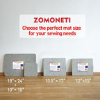 ZOMONETI 24" x 18" Wool Pressing Mat 100% New Zealand Felted Wool Ironing Mat - Image 6