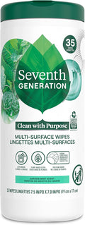 Seventh Generation Multi-Surface Cleaning Wipes, Garden Mint Scent, Cuts Grease by SeventhGeneration
