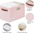Large 3-Pack Foldable Fabric Storage Bins - Image 3