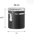 Oggi Stainless Steel Kitchen Canister 36 fl oz, Food Storage, Pantry Storage. - Image 5