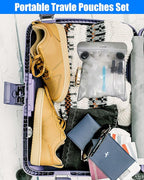 17 Pack Travel Pouches for Toiletries, TSA Approved, Portable Containers - Image 3