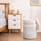 YOUDENOVA Woven Rope Laundry Hamper Basket, 58L Tall Luandry Basket, Baby - Image 8