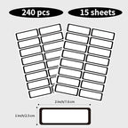 STARLIBOO Color-Coding Removable Labels, Rectangular 1 x 3"" Freezer Labels - Image 4