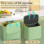 GloDeals Kitchen Small Trash Can - Image 3