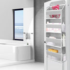 QINGUANG Over The Door Organizer, Hanging Organization And Storage, Behind Door - Image 2