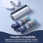 8 inch Large Surface Lint Roller Refills - Image 3