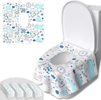 Toilet Seat Covers Disposable, Kids Potty Training, Potable Potty Seat Covers by Peyazoco