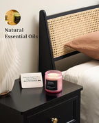 M&SENSE Cherry Blossom Scented Spring Candle, 70 Hours Long Lasting Soy Wax - Image 6