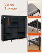 Portable Closet, 81.1 Inch Extra Large Capacity Wardrobe Closet - Image 6