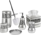Crackled Glass Toilet Brush - Image 6