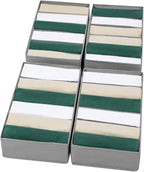 4 Packs T-shirt Drawer Organizers by Coorganisers