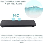 2 Pcs Water Absorbing Stone Trays, Kitchen/Bathroom Sink Soap Dish, Diatomite - Image 4