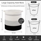 OIAHOMY 80L Laundry Hamper, Storage Basket - Image 4